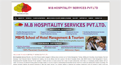 Desktop Screenshot of mbhospitalityservices.com